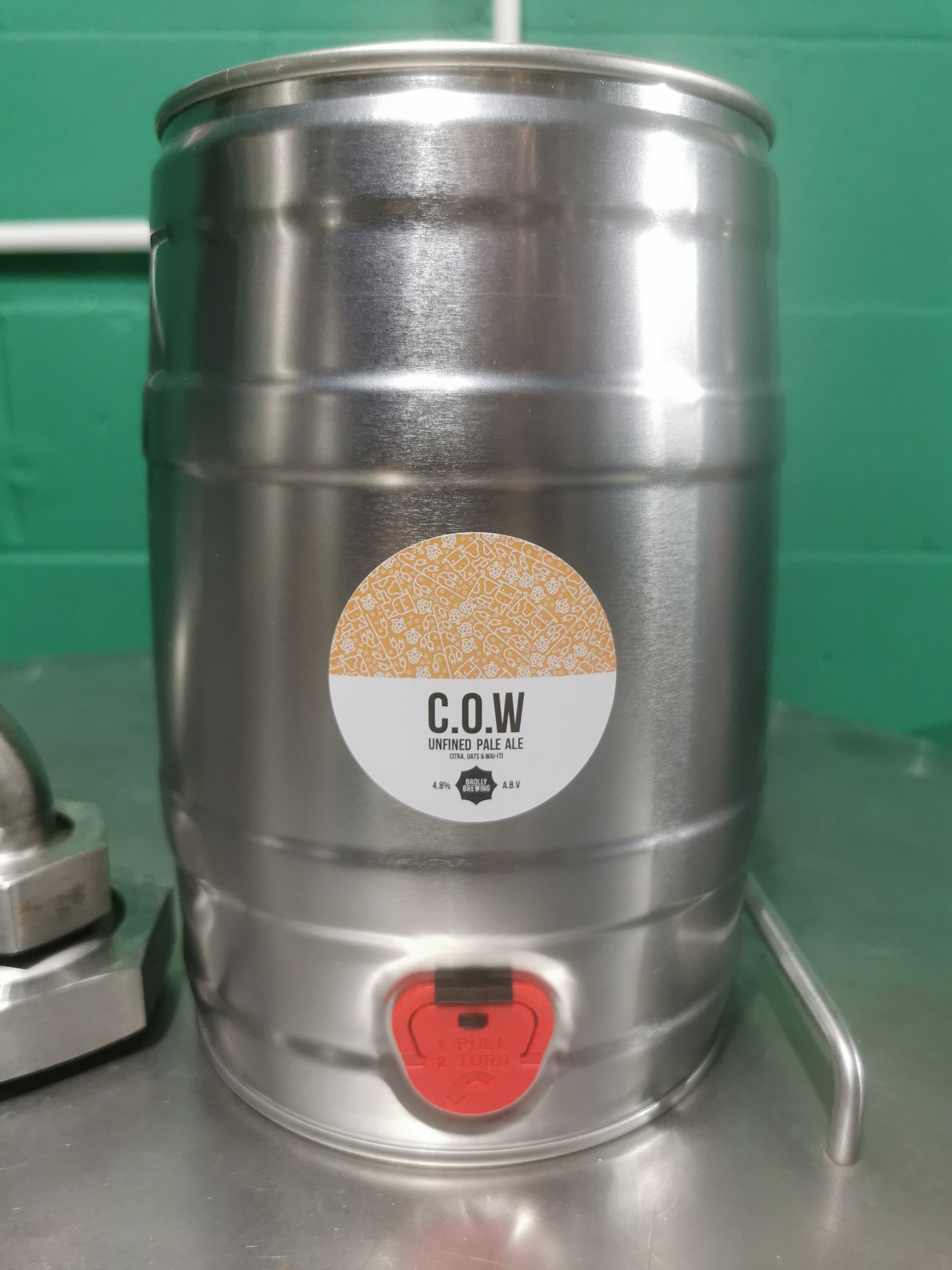 5L Mini Keg COW Brolly Brewing